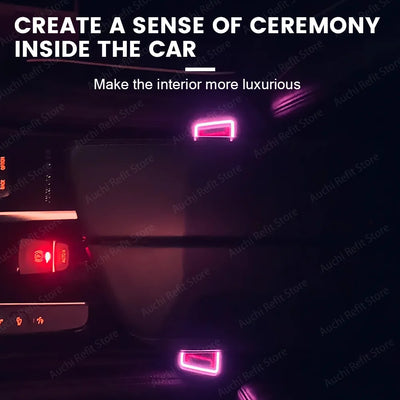 Lumière Ambiance Ceinture Sécurité BMW - installé sur véhicule - Becquet Voiture