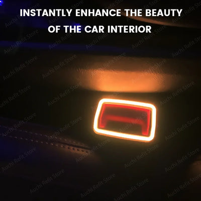Lumière Ambiance Ceinture Sécurité BMW - packshot studio - Becquet Voiture