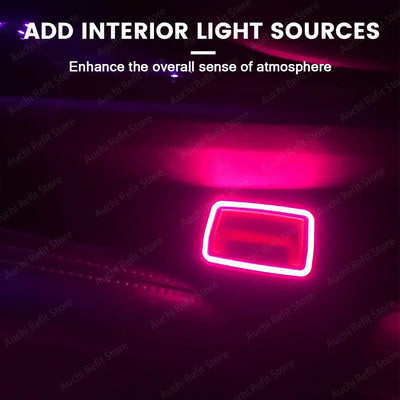 Lumière Ambiance Ceinture Sécurité BMW - vue de trois-quarts - Becquet Voiture