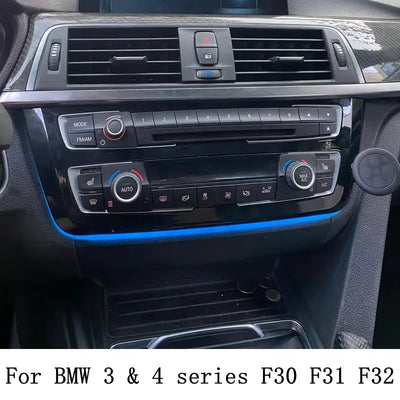 Lumière d'Ambiance Cadre Radio BMW F30 F32 F80 - installé sur véhicule - Becquet Voiture