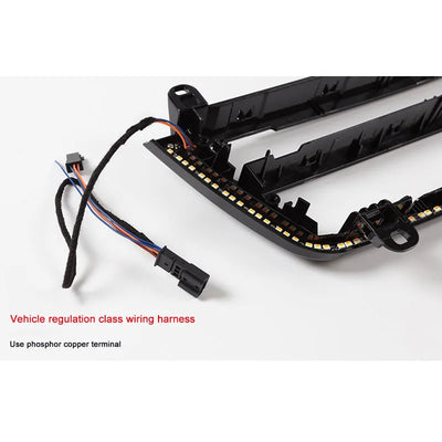 Lumière d'Ambiance Console Radio BMW F30 LCI - packshot studio - Becquet Voiture