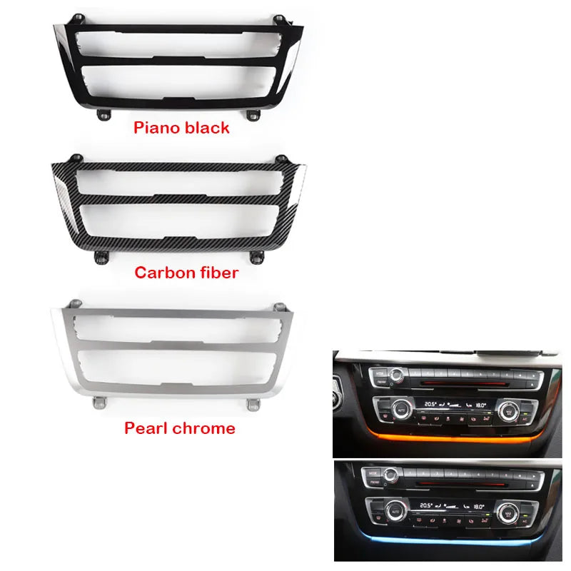 Lumière d'Ambiance Console Radio BMW F30 LCI - vue de face - Becquet Voiture