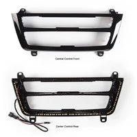 Lumière d'Ambiance Console Radio BMW F30 LCI - vue de trois-quarts - Becquet Voiture
