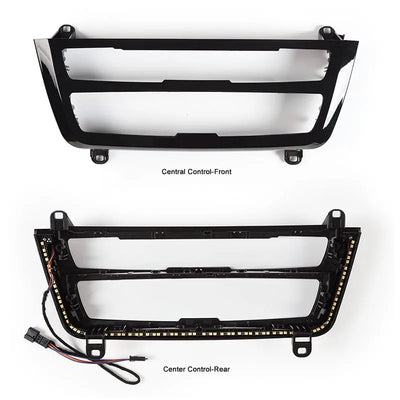 Lumière d'Ambiance Console Radio BMW F30 LCI - vue de trois-quarts - Becquet Voiture
