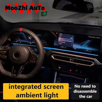 Lumière d'Ambiance sous Écran BMW G20 G60 G05 - vue de profil - Becquet Voiture