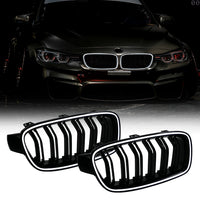 Lumière LED Calandre BMW Série 3 F30 2013-2018 M Performance - installé sur véhicule - Becquet Voiture