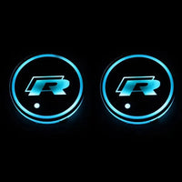 Lumière LED Porte-Gobelet Volkswagen Golf R - vue de profil - Becquet Voiture