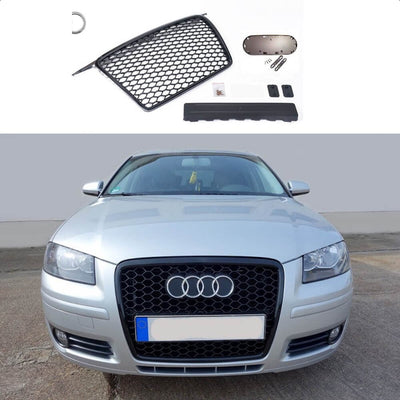 Calandre noir brillant Audi A3 8P look RS3