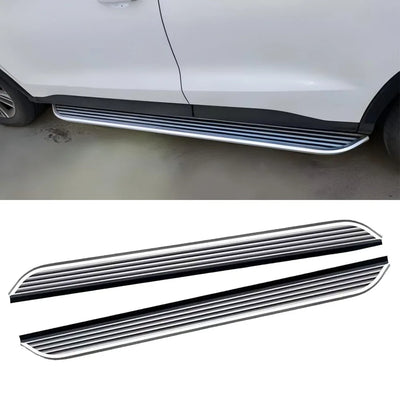 Marchepieds Aluminium Audi Q5 2018-2024 (Paire) - en situation - Becquet Voiture