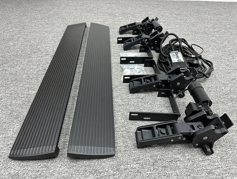 Retractable Electric Running Boards Mercedes G-Class W463 2000-2018 - fitted on vehicle - Becquet Voiture