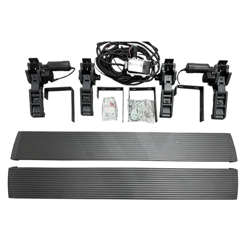 Retractable Electric Running Boards Mercedes G-Class W463 2000-2018 - rear view - Becquet Voiture