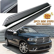 Marchepieds Latéraux Aluminium Argent Dodge Durango 2018-2025