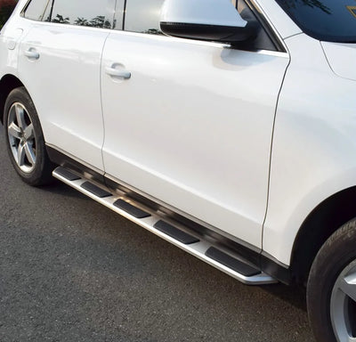 Marchepieds Latéraux Aluminium Audi Q7 2006-2015 - installé sur véhicule - Becquet Voiture