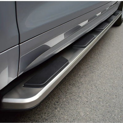 Marchepieds Latéraux Aluminium Audi Q7 2006-2015 - vue de profil - Becquet Voiture