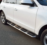 Aluminum Side Steps for Audi Q7 2016-2025 - fitted on vehicle - Becquet Voiture