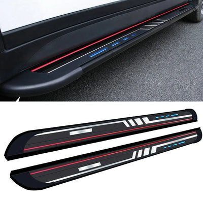 Marchepieds Latéraux Aluminium Honda CR-V 2023-2025 (réf. 2) - détail du montage - Becquet Voiture