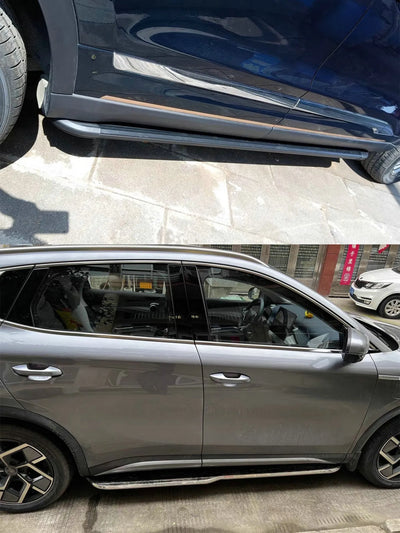 Marchepieds Latéraux Aluminium Honda CR-V 2023-2025 (réf. 2) - vue de profil - Becquet Voiture
