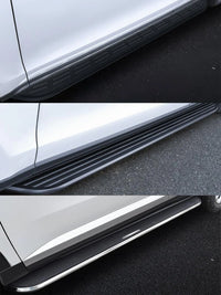 Marchepieds Latéraux Aluminium Honda CR-V 2023-2025 - vue de trois-quarts - Becquet Voiture