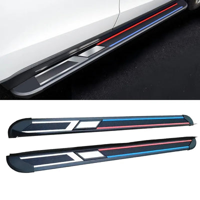 Marchepieds Latéraux Aluminium Honda HR-V 2016-2022 - détail du montage - Becquet Voiture
