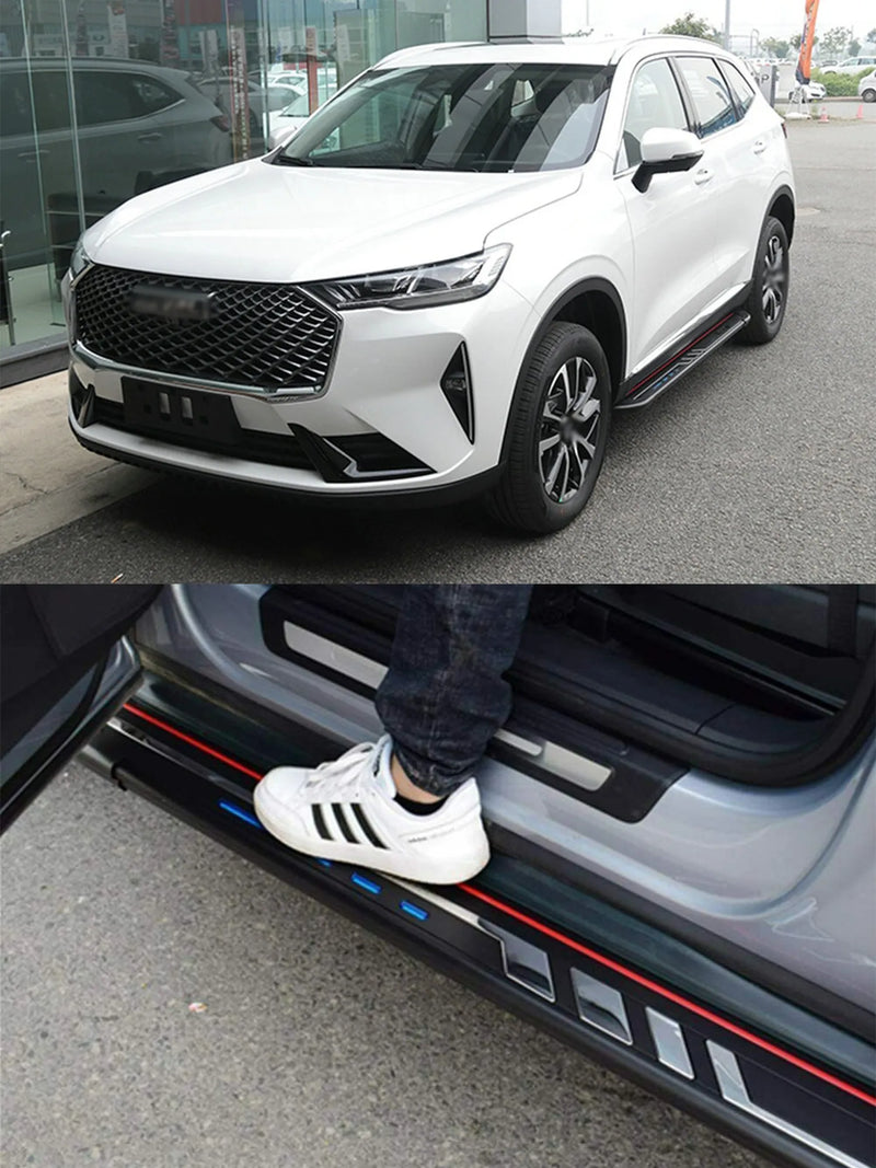 Marchepieds Latéraux Aluminium Honda HR-V 2016-2022 - installé sur véhicule - Becquet Voiture