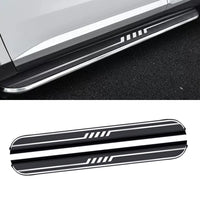 Seitliche Trittbretter Aluminium Infiniti QX70 2014-2018 9 Modelle zur Auswahl - Montagedetail - Becquet Voiture