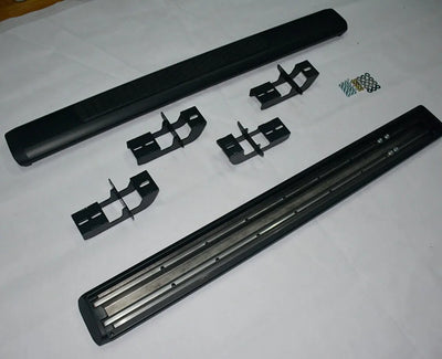 Marchepieds Latéraux Aluminium Jeep Wrangler JL 2 Portes 2018-2025 - vue arrière - Becquet Voiture