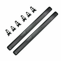 Marchepieds Latéraux Aluminium Jeep Wrangler JL 2018-2025 - vue de profil - Becquet Voiture