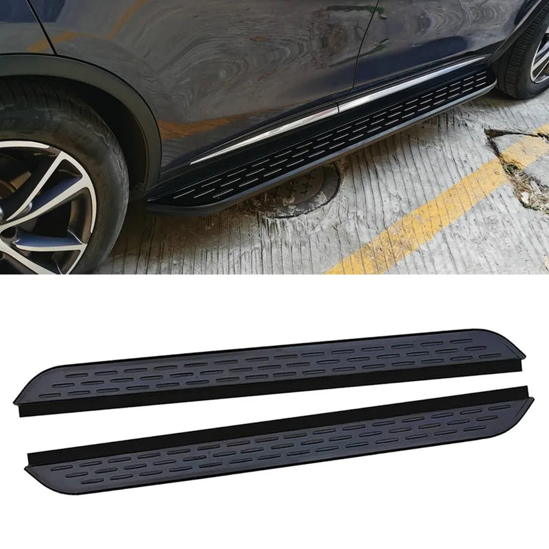 Marchepieds Latéraux Aluminium Mazda CX-8 2017-2024 - vue arrière 2 - Becquet Voiture