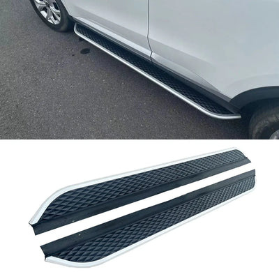 Marchepieds Latéraux Aluminium Porsche Cayenne 2019-2024 - vue de profil 2 - Becquet Voiture