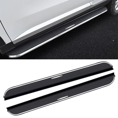 Marchepieds Latéraux Aluminium Porsche Cayenne 2019-2024 - vue de trois-quarts 2 - Becquet Voiture