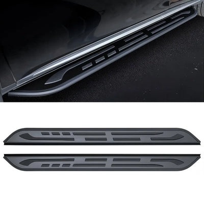 Marchepieds Latéraux Aluminium Porsche Macan 2014-2024 - en situation - Becquet Voiture
