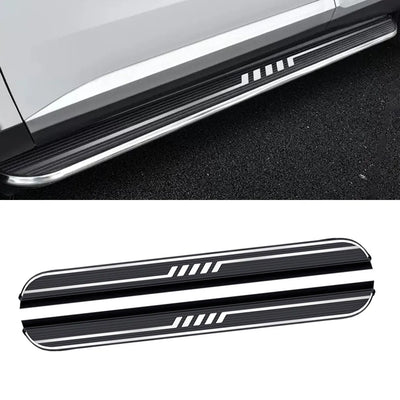 Marchepieds Latéraux Aluminium Porsche Macan 2014-2024 (réf. 2) - vue de trois-quarts 2 - Becquet Voiture