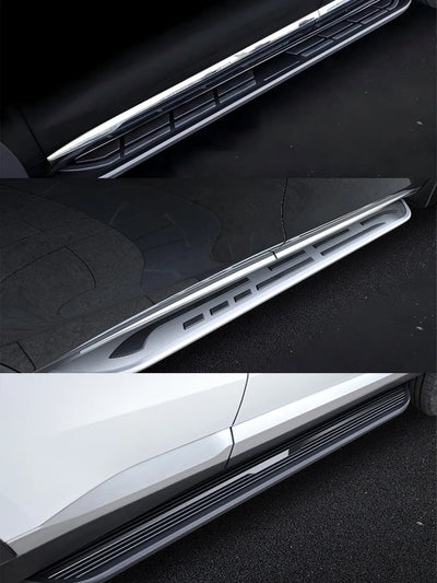 Marchepieds Latéraux Aluminium Porsche Macan 2014-2024 - vue arrière - Becquet Voiture