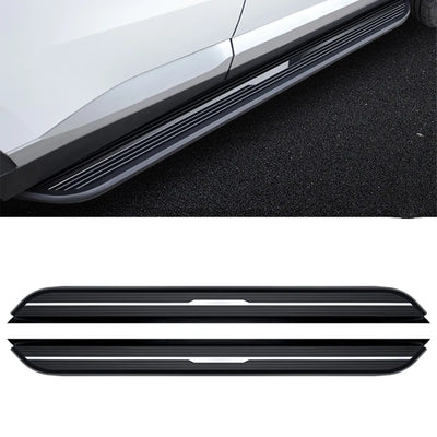 Marchepieds Latéraux Aluminium Porsche Macan 2014-2024 - vue rapprochée - Becquet Voiture