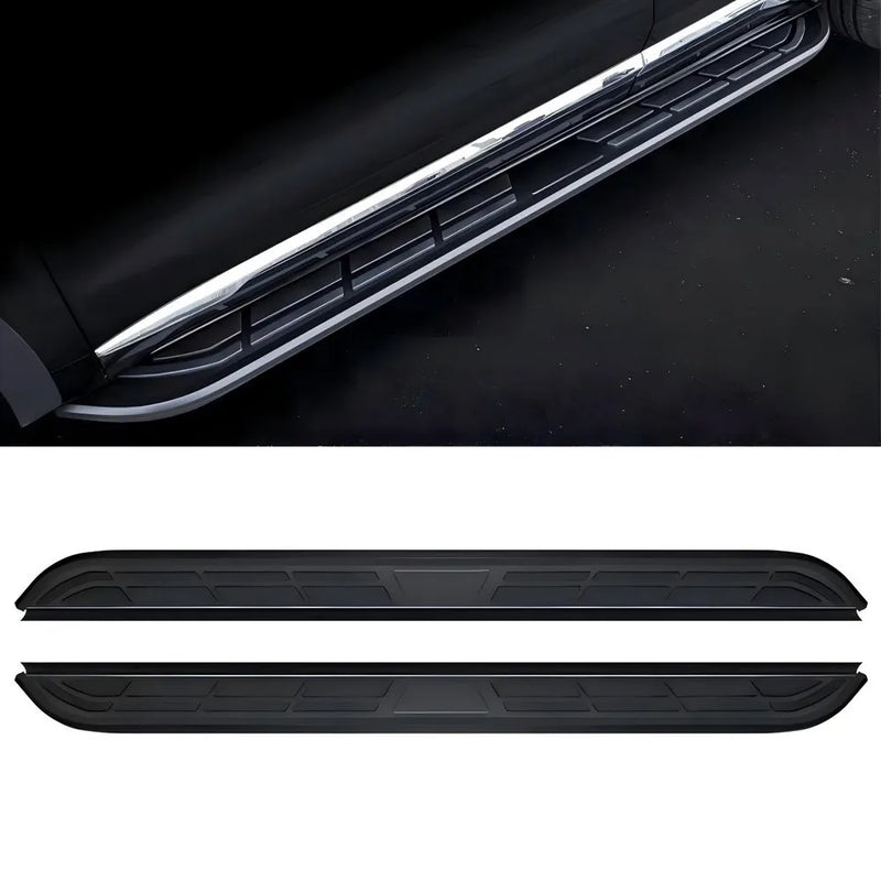 Marchepieds Latéraux Aluminium Range Rover Sport L494 2014-2022 (réf. 2) - détail du montage - Becquet Voiture