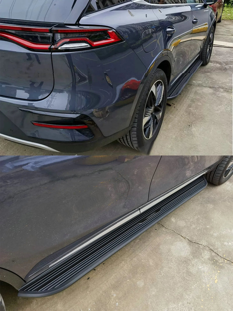 Marchepieds Latéraux Aluminium Range Rover Sport L494 2014-2022 (réf. 2) - installé sur véhicule - Becquet Voiture