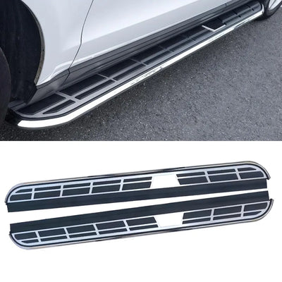 Marchepieds Latéraux Aluminium Volkswagen Tiguan 2018-2024 - vue arrière 2 - Becquet Voiture