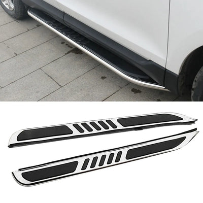 Marchepieds Latéraux Aluminium Volkswagen Touareg 2011-2018 - en situation - Becquet Voiture