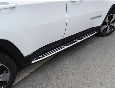 Marchepieds Latéraux Jeep Cherokee KL 2014-2023 - installé sur véhicule - Becquet Voiture