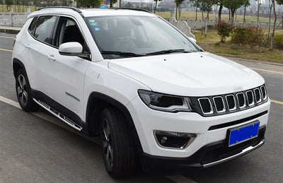 Marchepieds Latéraux Jeep Cherokee KL 2014-2023 - vue arrière - Becquet Voiture