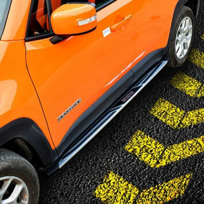 Marchepieds Latéraux Jeep Renegade 2015-2023 - installé sur véhicule - Becquet Voiture