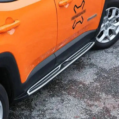 Marchepieds Latéraux Jeep Renegade 2015-2023 - vue de trois-quarts - Becquet Voiture