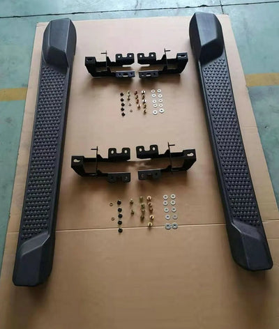 Marchepieds Latéraux Jeep Wrangler JL 2 Portes 2018-2025 - vue arrière - Becquet Voiture