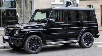 Marchepieds Latéraux Mercedes Classe G W463 2019-2024 - packshot studio - Becquet Voiture