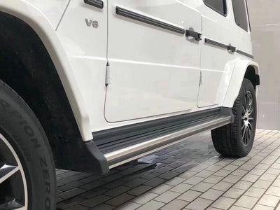 Marchepieds Latéraux Mercedes Classe G W463 2019-2024 - vue arrière - Becquet Voiture