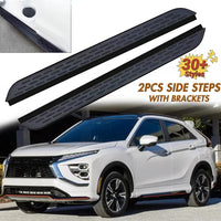 Marchepieds Latéraux Mitsubishi Eclipse Cross 2018-2024 - vue de face - Becquet Voiture