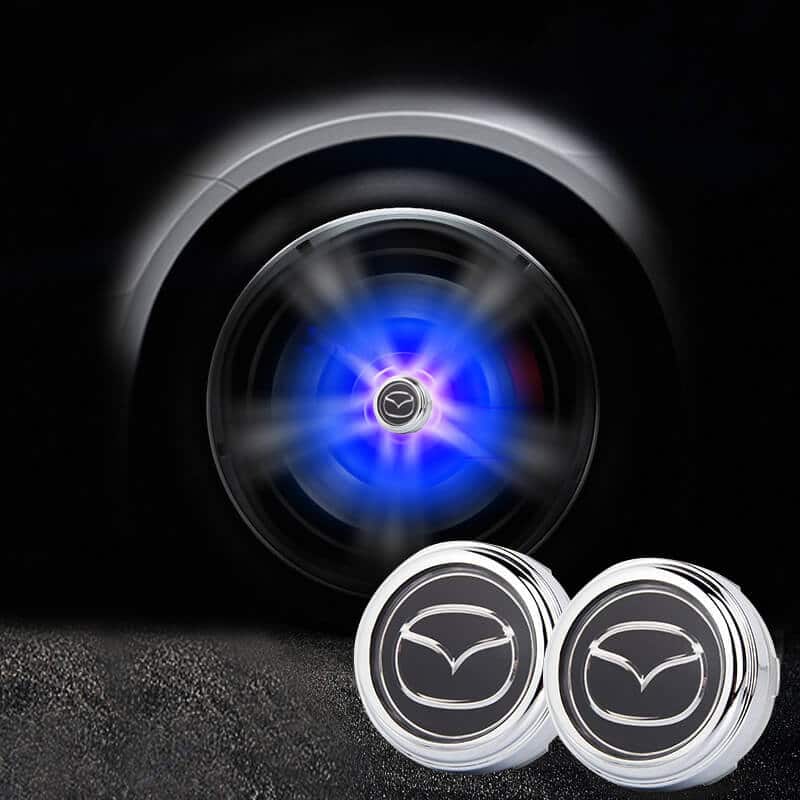 Cache Moyeu LED Flottant Mazda 56mm ABS Kit 4