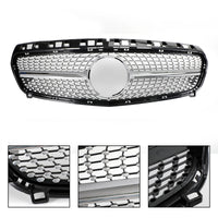 Mercedes Benz Classe A W176 2013-2015 Grille Pare-Chocs Avant Noir - en situation - Becquet Voiture