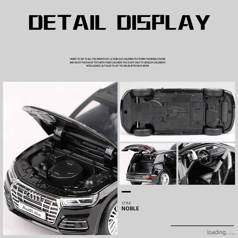Miniature Audi Q5 1:32 - packshot studio - Becquet Voiture