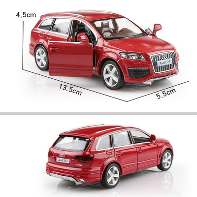 Miniature Audi Q7 1:36 Réplique Métallique - packshot studio - Becquet Voiture